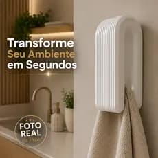 Suporte Porta Toalha Gancho Adesivo de Parede para Toalha Organizador Banheiro Cozinha Sem Furo