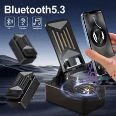 Suporte de celular LED recarregável com alto-falante Bluetooth (interface USB-C)