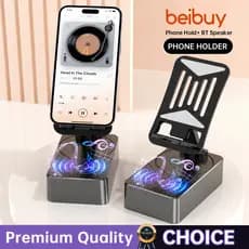 【Nova versão】Suporte Universal Para Telefone De Mesa Com Alto-Falante Bluetooth Tablet E Celular Assistir Vídeo