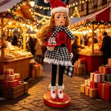 Cross-Border novo estilo vendas diretas natal quebra-nozes clipe rei soldado ornamentos de madeira Cra
