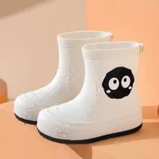 Pai-filho bonito dos desenhos animados crianças botas de chuva botas de chuva exterior usar único à prova dwaterproof ág