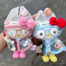 Saco pingente Kitty primavera Festival roupas de bebê conjunto bonito pelúcia boneca saco acessórios ornamentos presente