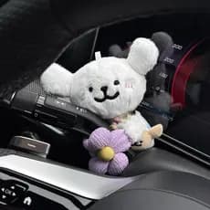 SweetPlanet linha filhote de cachorro bloco de carro decoração dos desenhos animados bonito carro sinal volta limpador b