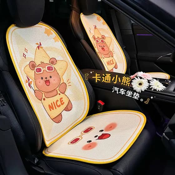 Almofada de assento de carro dos desenhos animados quatro estações Universal assento de carro ventilação respirável almo