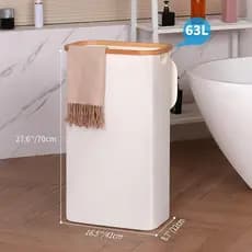 [Alta qualidade] Cesto de roupas sujas para quarto com bolsa interna Cesto dobrável para armazenamento de roupas sujas P