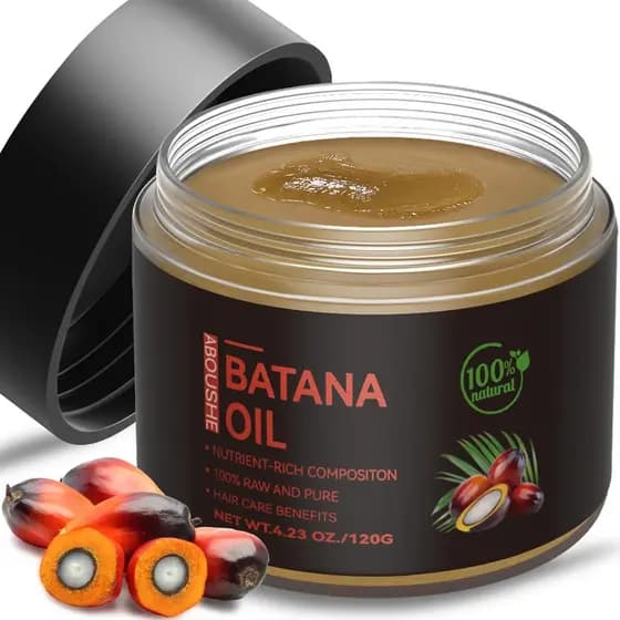 Óleo de Batana Cru para Crescimento Capilar - 100% Puro, Orgânico, Máscara Capilar Dr. Sebi Batana de Honduras - Óleo pa