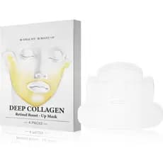 Máscara de Colágeno para Lifting Facial - Treinador de Cintura Coreano, Máscara Lifting 3 em 1 com Retinol Azul e Faixa