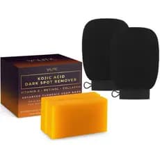 VALITIC2Pack Sabonete em Barra Anti-Manchas com Ácido Kójico contém Vitamina C, Retinol, Colágeno, Cúrcuma - Complexo Or