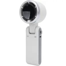 Ventilador turbo portátil de mão, 180 °   Design dobrável, 5 velocidades ajustáveis, recarregável com cordão, perfeito p