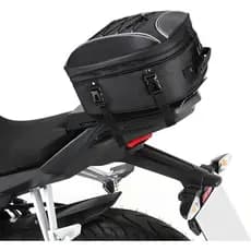 Bolsa Traseira para Motocicleta KEMIMOTO, Bolsa de Assento Traseiro para Motocicleta de Dupla Função com Capa Impermeáve