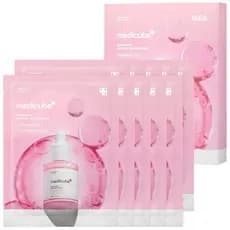 Máscara em Ampola de Peptídeos Rosa PDRN Medicube 10 Unidades |   Máscara Facial Ajustável com PDRN de Salmão Signature