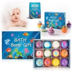 Bombas de Banho com Brinquedos Dentro para Crianças de 1 a 3 Anos, Bombas Efervescentes de Banho Surpresa, Bolas de Banh