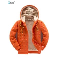 Crianças roupas meninos forro de lã jaqueta crianças outono inverno moletom Cardigan grandes crianças 2025 novo estilo c
