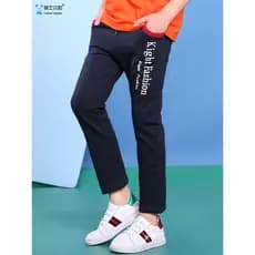 Meninos calças esportivas primavera outono estilo estudante Sweatpants novo estilo médio grande crianças calças de malha