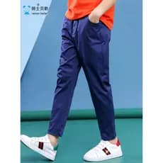 Crianças roupas meninos calças casuais crianças primavera outono uniforme escolar calças casuais médio grande crianças e
