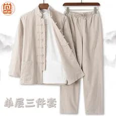 Estilo chinês Tang terno masculino Street Wear Retro algodão linho terno antigo estilo chinês roupas masculinas estilo é