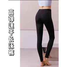Calções de banho calças femininas alta elasticidade Anti-reflexo conservador tamanho grande mergulho surf natação ao ar
