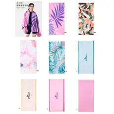 Toalha de banho absorvente de secagem rápida para natação, portátil, xale, toalha de praia, homens, esportes quentes, Fi