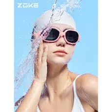 ZOKE ZOKE Homens Mulheres Óculos de Natação de Armação Grande À Prova D 'Água Anti-Fog HD Óculos de Natação Treinamento