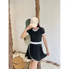 2026 novo estilo High-End maiô feminino verão ligeiramente gordo meninas conservador capa barriga de uma peça estilo esp