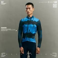 Jieku outono inverno novo estilo BJblue camisa de ciclismo de lã masculina esportes ao ar livre confortável equipamento