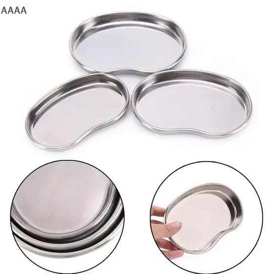 kaciiy Ferramenta De Placa De Bandeja De Tatuagem De Aço Inoxidável Para Implementar Unhas De Spa Médico Dental Quente B