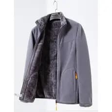Outono inverno novo estilo jaqueta de lã moletom masculino tamanho grande solto Cardigan velo velo engrossado suporte @-
