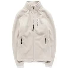 Outono inverno nova jaqueta de lã masculina jaqueta de lã superior ao ar livre forro engrossado quente moletom Cardigan