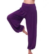 Novo estilo Modal quadrado roupas de dança calças Yoga Bloomers Fitness Tai Chi calças femininas calças de dança latina