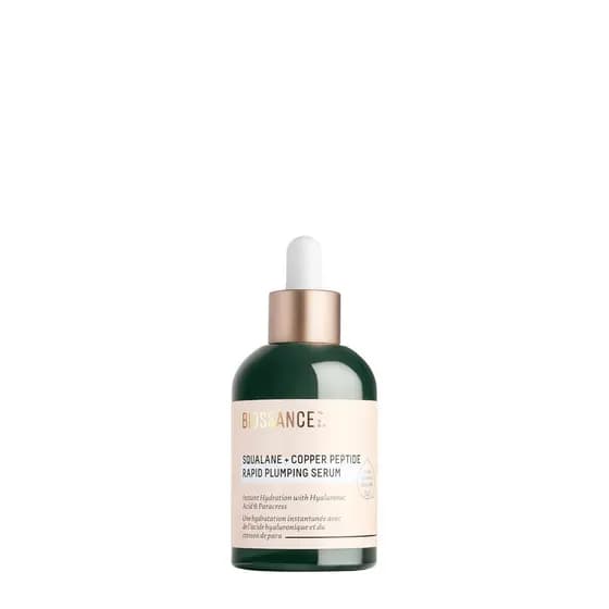 Biossance Squalane + Copper Peptide Rapid Plumping Serum - Sérum Facial para Todos os Tipos de Pele - Visivelmente Preen