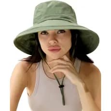 Chapéus de Sol para Mulheres, Chapéu de Jardinagem com Aba Larga, Chapéu de Praia com Proteção Solar, Respirável, de Alg