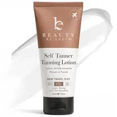 Loção Autobronzeadora - EUA, utiliza ingredientes orgânicos naturais, loção autobronzeadora em tamanho de viagem, hidrat