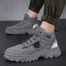 Sapatos masculinos inverno canteiro de obras forro de lã sapatos de algodão quente trabalho impermeável antiderrapante m