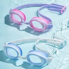 Novo estilo óculos de natação infantil masculino feminino bebê verão natação HD impermeável Anti-nevoeiro óculos de arma