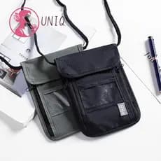 Bolsa De Identificação Para Passaporte UNIQ RFID , Multifuncional Documentos De Nylon , Carteira Portátil À Prova D'água