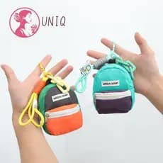 Bolsa De Moedas UNIQ , Mini Carteira Com Zíper , Chaveiro Portátil Fofo | Fone De Ouvido Colorida Esportiva
