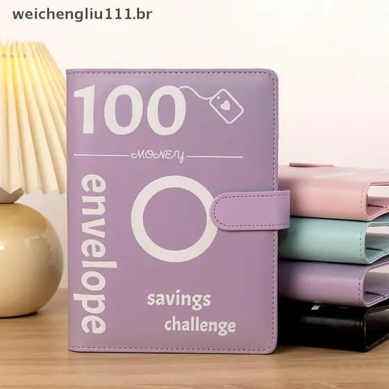 # weicheng 100 Envelope Desafio Fichário Folhas De Despesas Para Orçamento E Economizar Dinheiro Casais Engraçados Event