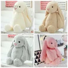 Coelho Bonito De Pelúcia Macia Travesseiro Brinquedo De Pelúcia Bicho De Pelúcia Crianças Páscoa Presente Boneca