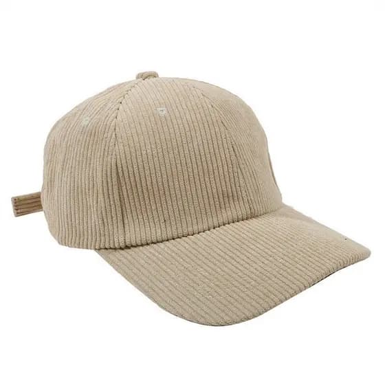 Boné de Beisebol Unissex de Veludo Novo Boné de Sol Esportivo de Algodão Cor Sólida Boné Snapback