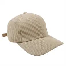Boné de Beisebol Unissex de Veludo Novo Boné de Sol Esportivo de Algodão Cor Sólida Boné Snapback