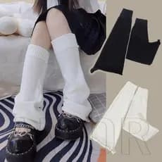 Meias JK Quentes De Outono Inverno – Aquecedores De Pernas Lolita Fofos Y2K , Moda , Doce , Estilo Universitário , Cospl