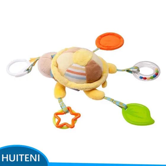 Assento De Carro Brinquedos Para Crianças Carrinho De Pelúcia Cama Bebê Tartaruga Carrilhão Pingente Bonito Brinquedo Ve