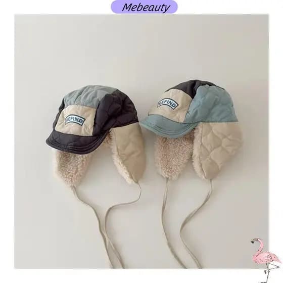 MEBEAUTYBR Chapéus Quentes De Inverno , Chapéu De Lã De Cordeiro Infantil Confortável E Quente Proteção De Ouvido Macia