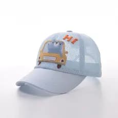 Verão bebê menino chapéu infantil boné de beisebol dos desenhos animados pico legal boné único guarda-sol sol malha boné
