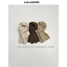 Coreano coreano bebê cachecol All-Match pescoço proteção cachecol lã imitação Cashmere meninos meninas pequeno cachecol