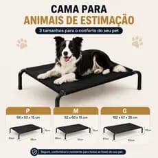 Cama Pet Impermeável Suspensa Elevada Portátil Respirável E Confortável Para CãEs Gatos-VerãO Viagem