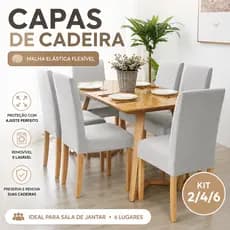 Conjunto De 2/4/6 Capas De Cadeira Para Sala De Jantar Em Malha Elástica Flexível , Protetor Removível E Lavável , 6 Ass