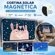 Cortina Blackout Magnética Para Carro De Bebê , Guarda-Sol , Janela De Magnético Proteção Solar E Isolamento Térmico