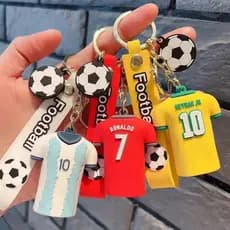 Camisa de futebol chaveiro pingente carro chave saco pingente aldeia BA presente criativo