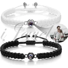 pulseiras de projeção de fotos personalizáveis, presentes de fotos personalizáveis para o dia dos Namorados